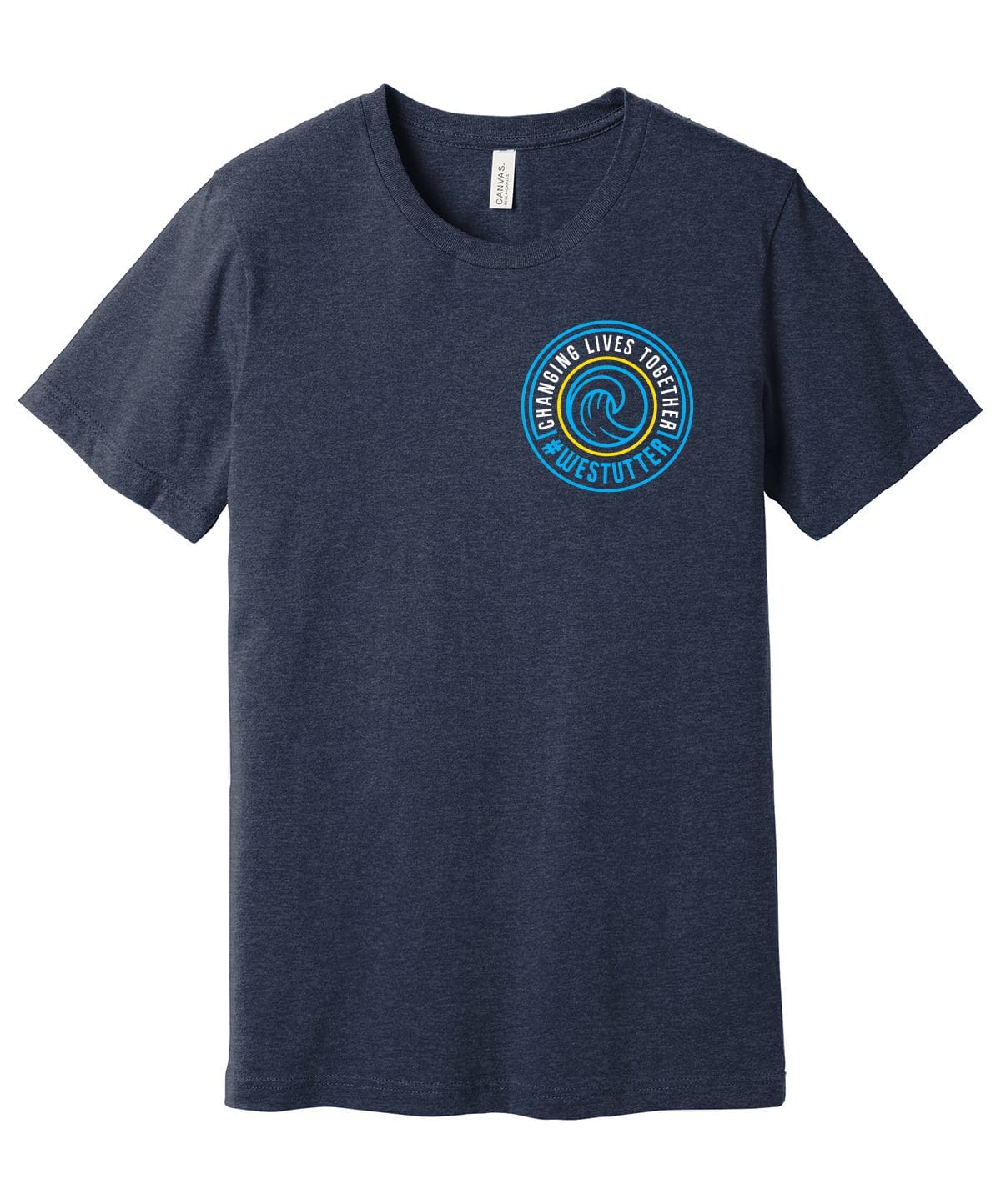 Newport Beach short sleeved t-shirt with a circular logo on the chest featuring a wave design and the text "marine lives matter, #saveturtles.