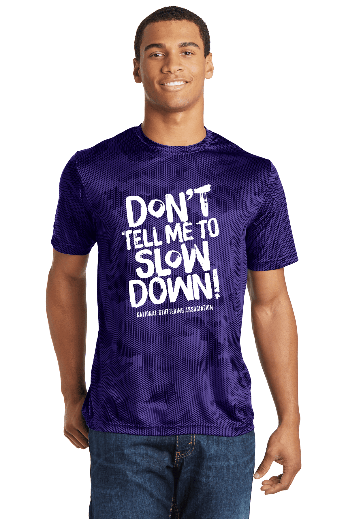 Don't Tell Me to 'Slow Down' Sport-Tek Tee - National Stuttering