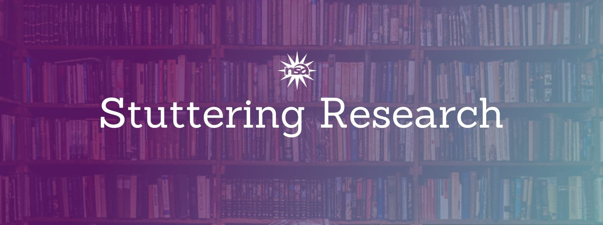 stuttering research banner