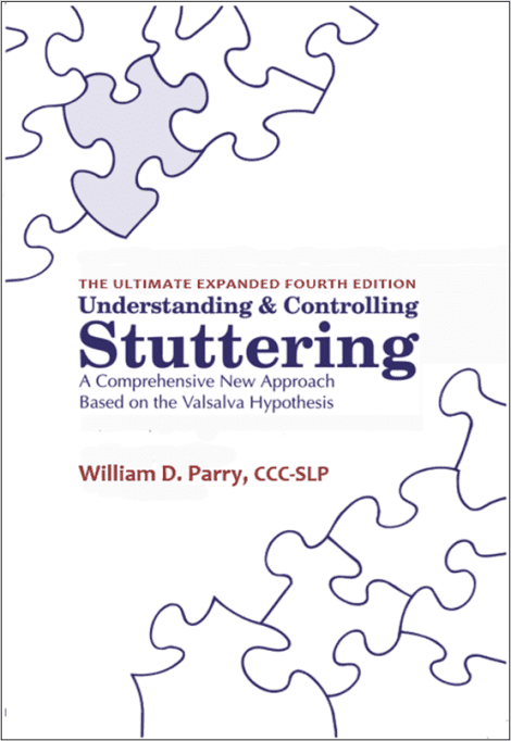 Sentence with replaced product name: Book cover of "Understanding and Controlling Stuttering (4th edition)" by william d. parry, ccc-slp, featuring a puzzle piece design.